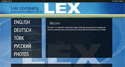 Desktop Screenshot of lex-autoparts.com